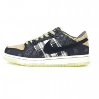 Nike SB Dunk x Travis Scott "Cactus Jack" Бежеві з чорним, Розмір 39