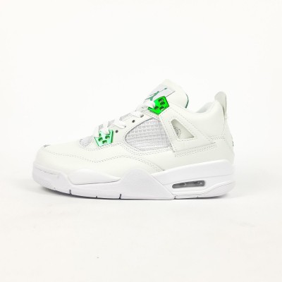 Nike AIR Jordan 4 Retro білі з зеленим, Розмір 37 Nike AIR Jordan 4 Retro білі з зеленим, Розмір 37