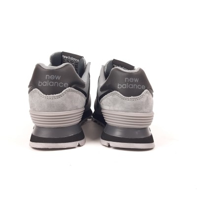 New Balance 574 серые с темно серым, Размер 37