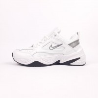 Nike M2K Tekno белые с черным и серебром, Размер 40