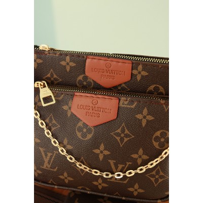 Сумка Louis Vuitton 3 в 1 через плече, клатч через плече Луї Вітон 3 в 1
