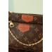 Сумка Louis Vuitton 3 в 1 через плече, клатч через плече Луї Вітон 3 в 1
