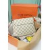 Сумка Louis Vuitton крос-боді на ланцюжку бежева Луї Вітон 2 в 1