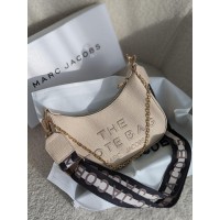 Сумка жіноча Марк Джейкобс багет молочний Marc Jacobs Tote Bag клатч
