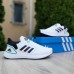 Adidas UltraBOOST 2020 білі з чорним та зеленим, Розмір 45