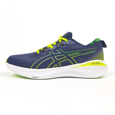 Asics GEL-Cumulus 25 синие с салатовым, Размер 37 Asics GEL-Cumulus 25 синие с салатовым, Размер 37