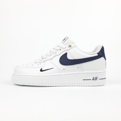 Nike AIR Force 1 Білі з синім, Розмір 40 Nike AIR Force 1 Білі з синім, Розмір 40
