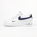 Nike AIR Force 1 Білі з синім, Розмір 40