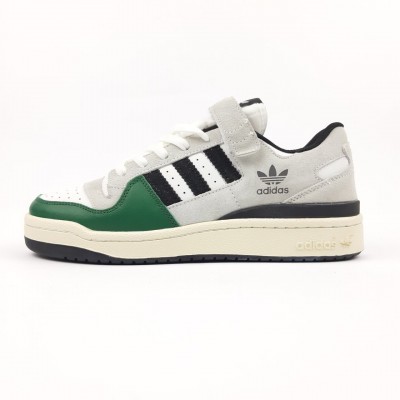 Adidas Forum 84 LOW белые с зеленым, Размер 43