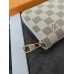 Жіночий гаманець міні Louis Vuitton бежевий у клітку Луї Віттон