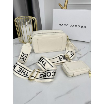 Сумка жіноча Марк Джейкобс 2в1 молочний Marc Jacobs 2 в 1