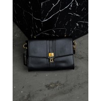 Жіноча сумка Гесс чорний Guess Ginevra Logo Elite крос боді