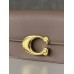 Женская сумка клатч Coach Idol Bag бежевый на цепочке Коуч