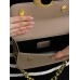 Женская сумка клатч Coach Idol Bag бежевый на цепочке Коуч