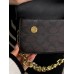 Женская сумка клатч Coach Idol Bag шоколадный на цепочке Коуч