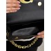 Женская сумка клатч Coach Idol Bag шоколадный на цепочке Коуч
