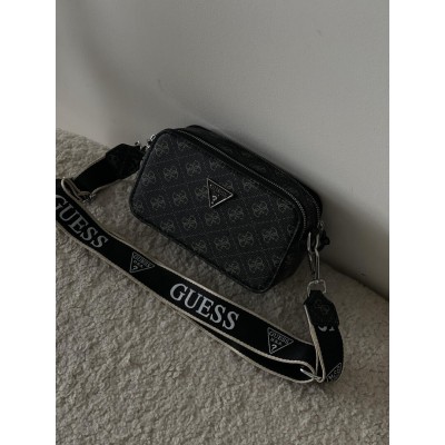 Сумка жіноча Guess 4G чорний Гесс крос-боді через плече