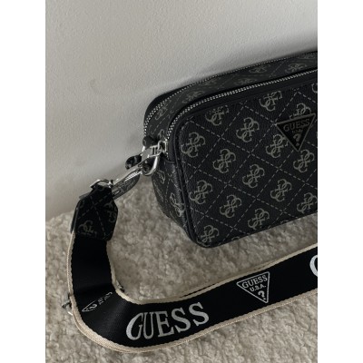 Сумка жіноча Guess 4G чорний Гесс крос-боді через плече