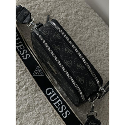 Сумка жіноча Guess 4G чорний Гесс крос-боді через плече