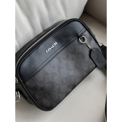 Сумка жіноча Coach Graham крос боді Коуч коричневий