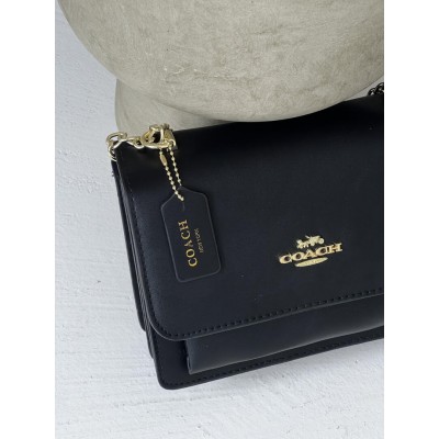 Женская сумка Coach Mini Klare через плечо черный классический Коуч