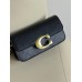 Женская сумка клатч Coach Idol Bag черный на цепочке Коуч