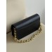 Женская сумка клатч Coach Idol Bag черный на цепочке Коуч