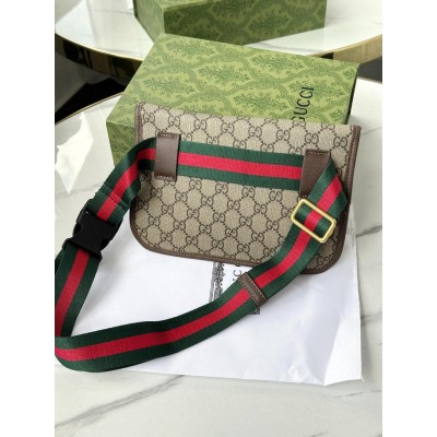 Жіноча бананка Gucci сірий Гуччі