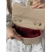 Сумка женская Chanel classic -  24 size кросс боди бежевый Шанель