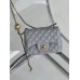 Сумка жіноча клатч через плече Chanel Classic Шанель сірий міні