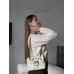Жіноча сумка Pinko Mini Puff Sea Jewels Bag кремовий через плече Пінко ( PREMIUM)