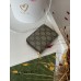 Жіноча сумка клатч Гуччі коричневий. Подарунковий набір Gucci Ophidia жіночий 3 предмети