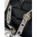 Жіноча сумка Christian Dior Bobby крос боді на широкому плечі чорний класичний Крістіан Діор