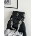 Жіноча сумка Christian Dior Bobby крос боді на широкому плечі чорний класичний Крістіан Діор