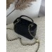 Сумка жіноча клатч Chanel Classic Lambskin чорний Шанель барило