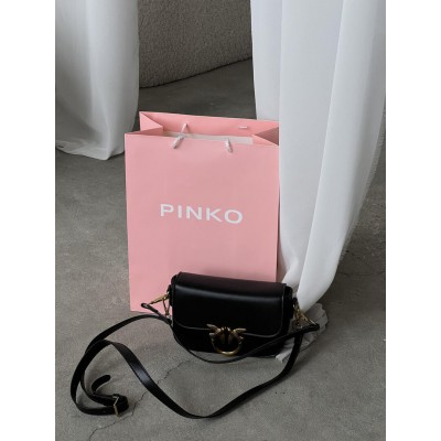 Жіноча сумка Love Box Bag Pinko чорний через плече Пінко
