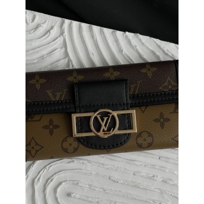 Жіночий гаманець Louis Vuitton моногам великий Луї Віттон