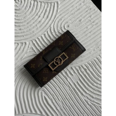 Жіночий гаманець Louis Vuitton коричневий великий Луї Віттон