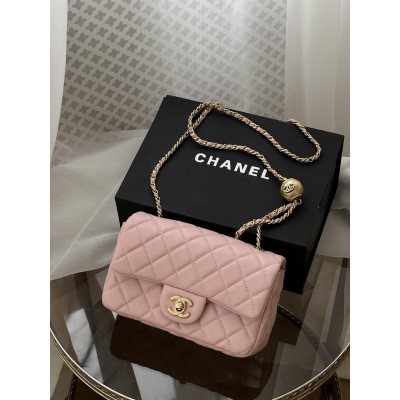 Сумка жіноча Chanel Classic 1.55 Small Single Flap Premium рожевий через плече Шанель Сумка жіноча Chanel Classic 1.55 Small Single Flap Premium рожевий через плече Шанель