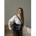 Сумка женская Louis Vuitton CarryAll Cargo Vibe PM Premium шопер черный серебро через плече Луи Виттон