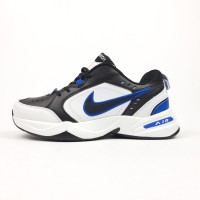 Nike AIR Monarch белые с черным и синим, Размер 44