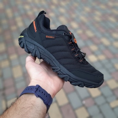 Merrell Moc Vibram Черные с оранжевым, Размер 42