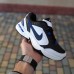 Nike AIR Monarch белые с черным и синим, Размер 44