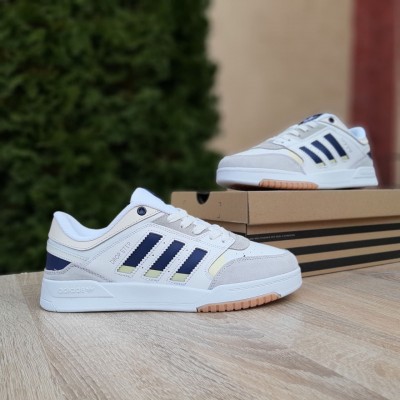 Adidas Drop Step белые с серым и синим Размер 44