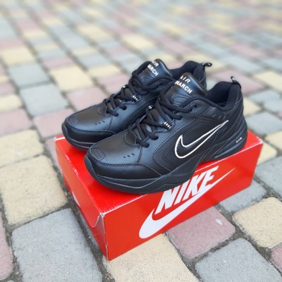 Nike AIR Monarch Чорні з білим, Розмір 45