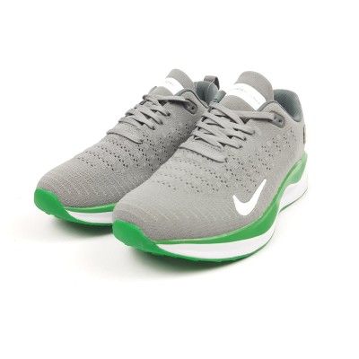 NIKE REACTX INFINITY RUN 4 Road серые с зеленым, Размер 43