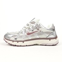 Nike P-6000 белые с серебром и сиреневым, Размер 36