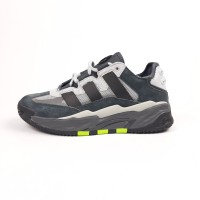 Adidas Niteball серые с салатовым, Размер 43