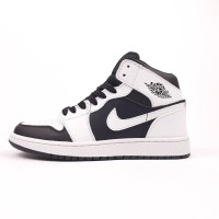 Nike AIR Jordan 1 Retro High високі високі білі з чорним біла кома, Розмір 37