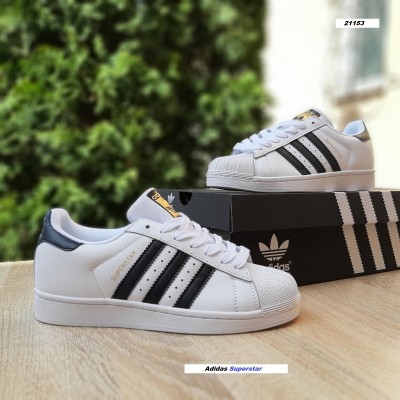 Adidas Superstar білі з чорним, Розмір 40